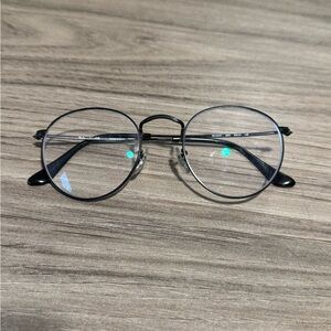 Ray-Ban RN3447V 2503 50 21 145 Round Black matte Metal Frame Glasses